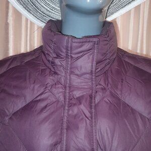 Eddie Bauer Women's EB700 Goose Down Quilted Puffer Jacket Purple Size S